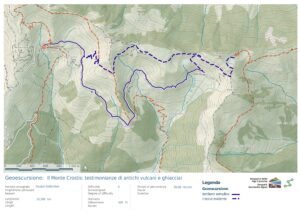 mappa geoescursione Crostis